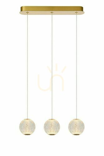 Check Lucide CINTRA Gold LED Pendant Lamp 13499/12/60