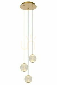 Lucide Cintra Pendant Light Gold LED 25 cm 13499/13/60 small 0