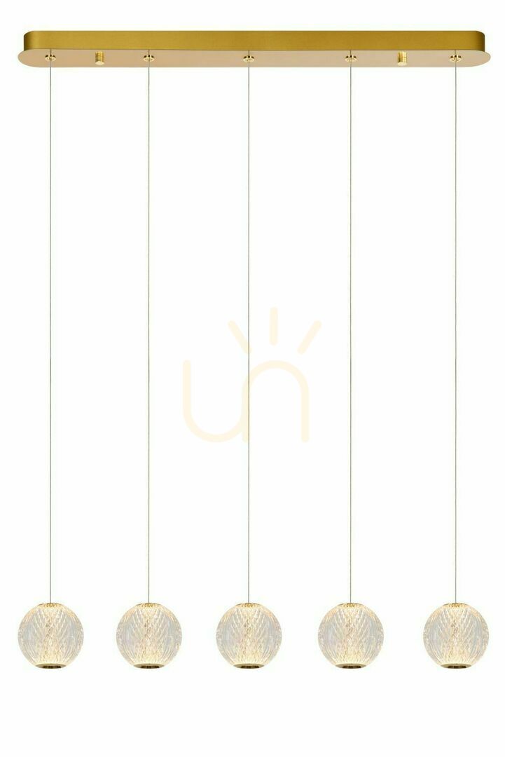 Lucide CINTRA Pendant Lamp LED Gold Acrylic 13499/21/60
