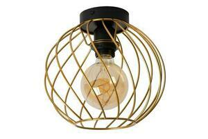 Lucide DANZA Gold Black Metal Plafond 25 cm 21128/25/02 small 1