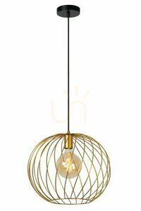 Lucide DANZA Gold Brass Metal Pendant Light 40 cm 21428/40/02 small 0
