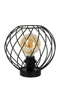 Lucide Danza Black Metal Table Lamp E27 25 cm 21528/25/30 small 1