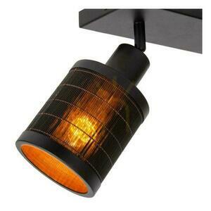 Lucide TAGALOG black wood ceiling light 2-light E27 21929/02/30 small 2