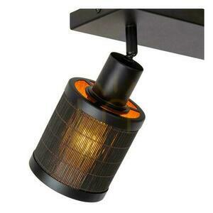 Lucide TAGALOG black wood ceiling light 2-light E27 21929/02/30 small 3