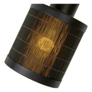 Lucide TAGALOG black wood ceiling light 2-light E27 21929/02/30 small 4