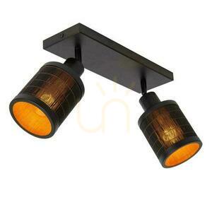 Lucide TAGALOG black wood ceiling light 2-light E27 21929/02/30 small 5
