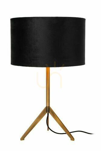 Check Lucide TONDO Gold Black Table Lamp E27 30 cm 45590/81/02