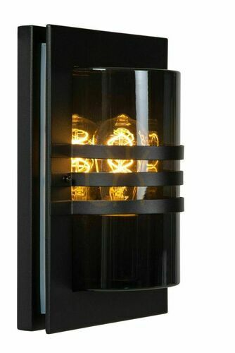 Lucide Privas Black Classic Outdoor Wall Lamp IP44 E27 14827/01/30