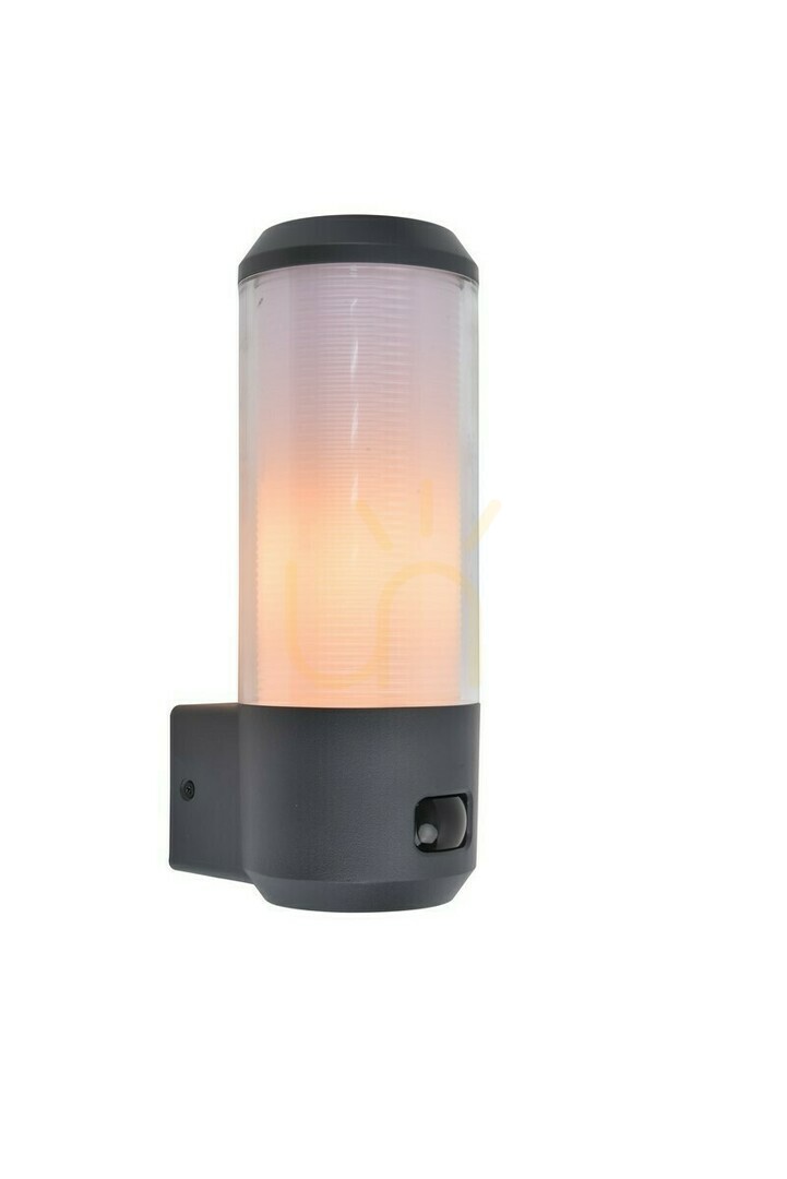 Outdoor Wall Lamp Lutec Heros Grey Motion Sensor LED 15W 5288202118