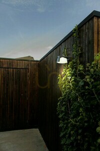 Lutec Moon Solar outdoor LED wall light with motion sensor, grey, 6906001118 small 4