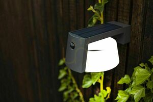 Lutec Moon Solar outdoor LED wall light with motion sensor, grey, 6906001118 small 7