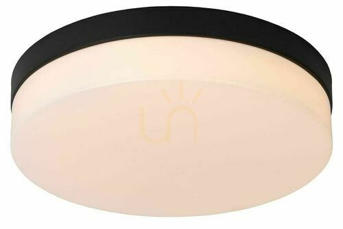 Check Lucide Biskit LED Plafondlicht Zwart 28 cm IP44 79111/30/30
