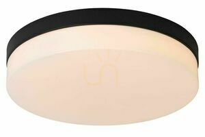 Lucide Biskit Black LED Bathroom Ceiling Light 34.5 cm 79111/36/30 small 0