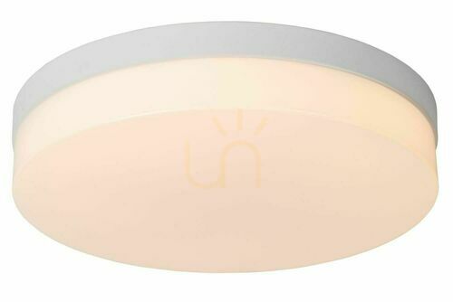 Check Plafond Lucide Biskit LED White IP44 34.5 cm 79111/36/31