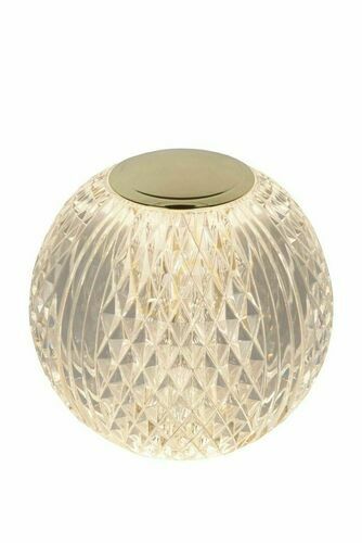 Check Lucide CINTRA Golden Retro LED Table Lamp 13599/02/60