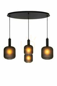 Lucide Eloise Black 4-Light Pendant Lamp 45405/04/30 small 0