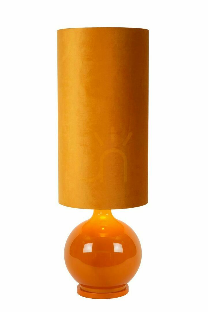 Lucide Esterad Floor Lamp 10719/81/44 Retro Glass Fabric E27