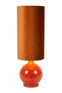 Lucide ESTERAD Retro Floor Lamp Glass Fabric E27 10719/81/53 small 0