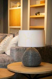 Lucide Maduka Table Lamp Black Japandi Seagrass E27 61 cm 10550/81/30 small 2