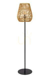 Lucide NERIDA Outdoor Standing Lamp Wood Japandi IP44 154 cm 03845/81/72 small 1