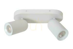 Lucide PUNCH white 2-light GU10 ceiling spotlight 13958/02/31 small 1