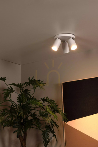 Check Lucide PUNCH white 3-light GU10 ceiling spotlight, Ø 21 cm, 13958/13/31