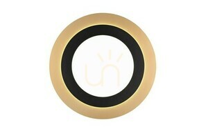 Trio MORGAN 641519280 black and gold LED ceiling light 45 cm with remote control small 2