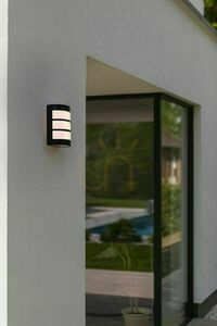 Outdoor Wall Lamp Lutec NILA Black Steel 22 cm 5043104424 small 5