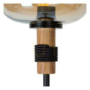 Lucide ILONA Amber/Black Retro Floor Lamp 45708/01/62 small 3
