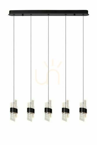 Check Lucide KLIGANDE Black 3-Light LED Pendant Lamp 13496/35/30