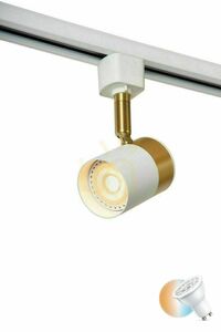 Lucide TRACK FLORIS White Gold GU10 Single-Phase Track Spotlight 09952/01/31 small 0