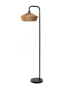 Lucide Yunkai Japandi Floor Lamp Wood Black E27 150 cm 10713/28/72 small 1