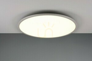 Trio YUMA 641719287 LED ceiling light, titanium finish, 60 cm, CCT and RGB small 3