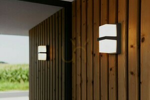Outdoor Wall Lamp Lutec STELA LED 14W 1100lm Grey 5197401118 small 2