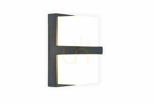 Check Outdoor Wall Lamp Lutec STELA LED 14W 1100lm Grey 5197401118