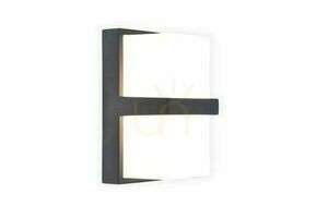 Outdoor Wall Lamp Lutec STELA LED 14W 1100lm Grey 5197401118 small 0