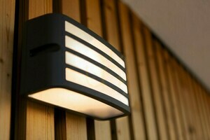 Outdoor Wall Lamp Lutec Zebra Grey Aluminum 25W 5203501118 small 2