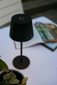 Lutec ROBLE 8500601012 portable outdoor table lamp, black LED, 28 cm small 1