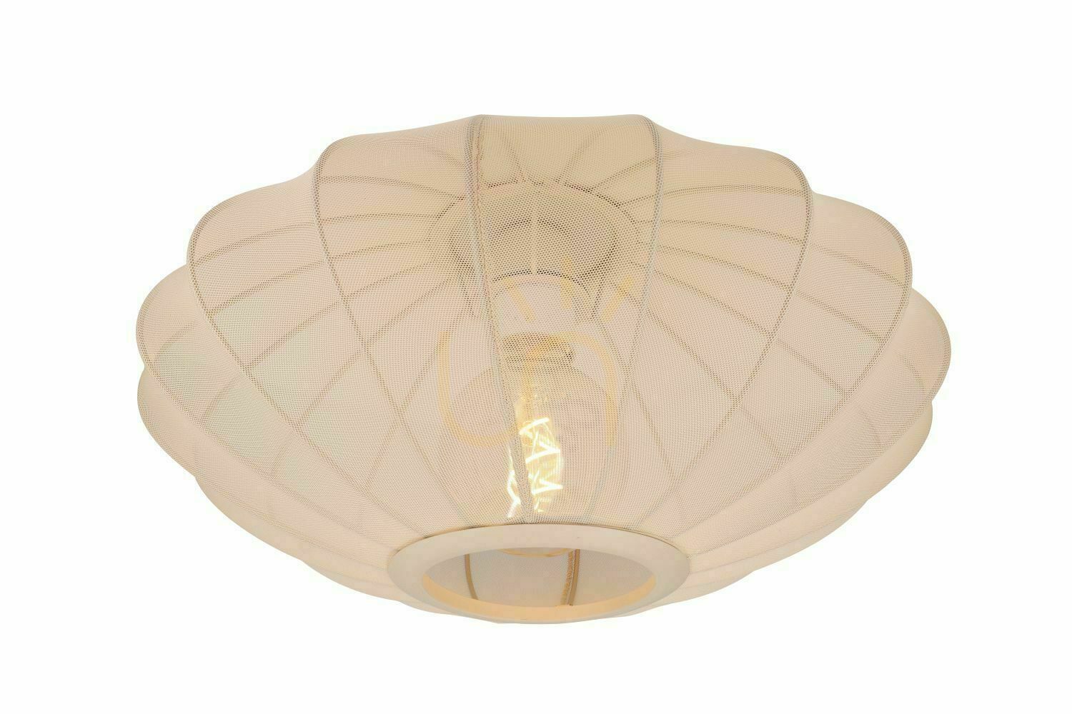 Lucide Corina plafond beige textile Japandi 40 cm 03147/40/38