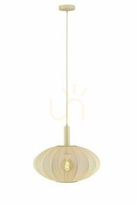Lucide Corina Beige Textile Japandi Pendant Light 50 cm 03447/52/38 small 0