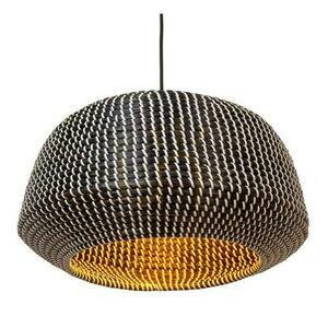 Lucide MADUKA Pendant Light Black Seagrass Japandi E27 10450/47/30 small 2