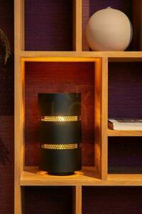 Lucide ROSAS Black Gold Metal Table Lamp 21533/01/30 small 2