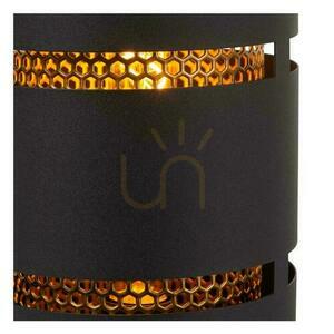 Lucide ROSAS Black Gold Metal Table Lamp 21533/01/30 small 3