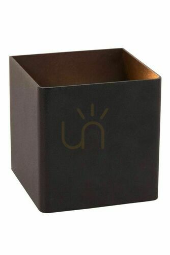 Check Lucide Vertigo LED Wall Light Black Aluminum IP54 Touch Dimmable 6W