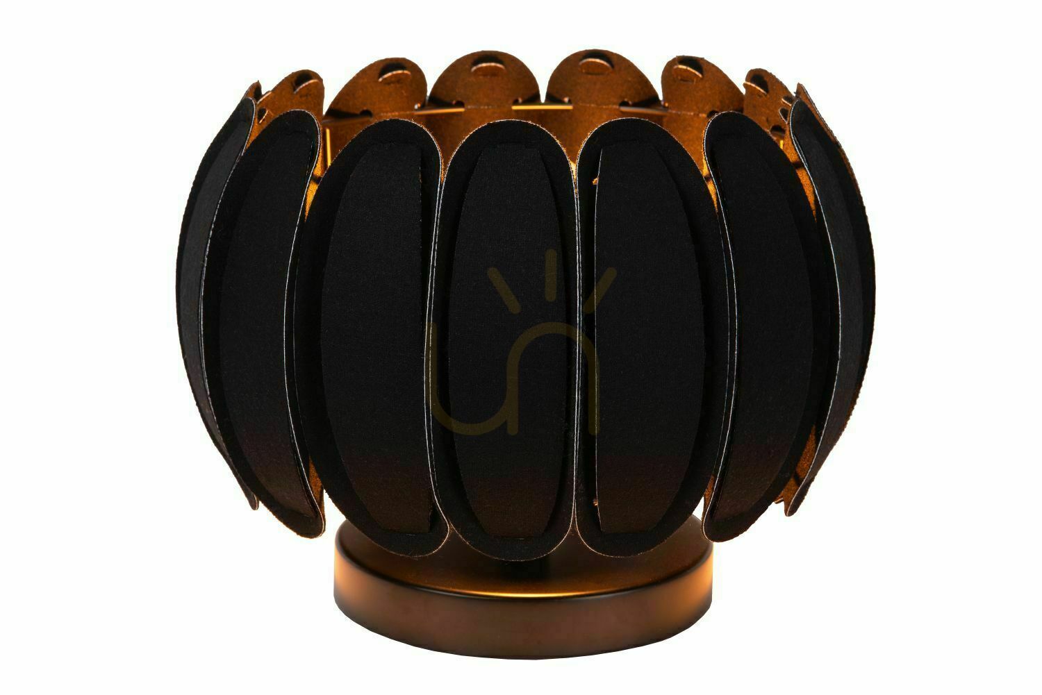 Lucide Spencer Table Lamp Black Felt Metal E27 30 cm 34545/81/30