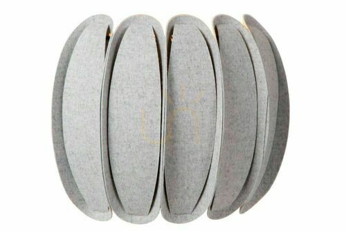 Check Lucide Spencer Gray Felt Wall Lamp 24 cm 34245/01/36
