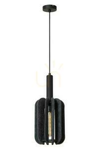 Lucide RAFAL Gray Felt Japandi Pendant Light 20 cm 45492/01/36 small 1