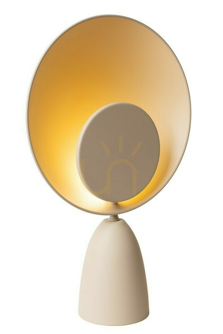 Lucide Castamar Gray LED Table Lamp 39 cm Steel Modern