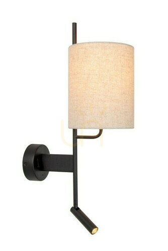 Check Lucide MAGIC Black Japandi 2-Light Wall Lamp