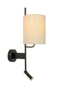Lucide MAGIC Black Japandi 2-Light Wall Lamp small 0
